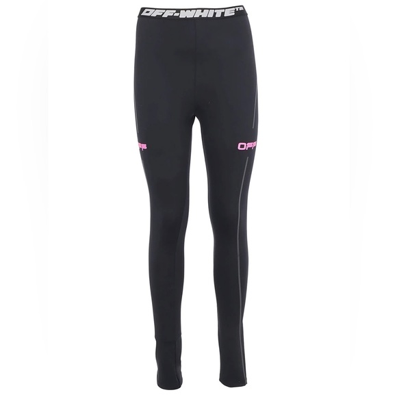 OFF-WHITE Logo printed Leggings, 44 IT - Picture 5 of 9